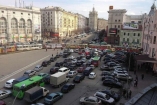 Площадь Розы Люксембург в Харькове оцепили трамваями