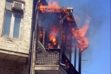 В столице сгорели два балкона