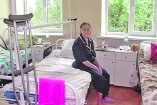 Донецкие врачи поставили протез шейки бедра столетней пациентке