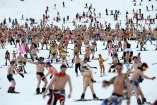 500 полуголых лыжников поставили рекорд