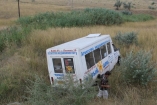 В Черкасской области автобус вылетел в кювет