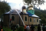 В Закарпатье сгорела церковь