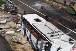 В Хорватии поезд протаранил пассажирский автобус