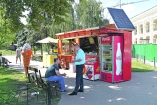 Киевские киоски осваивают солнечные батареи