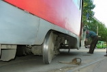 В Одессе трамвай с пассажирами врезался в столб