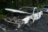 На трассе под Киевом сгорела «Тойота»