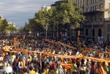 Каталонцы выстроили живую цепочку из более 400 тысяч человек