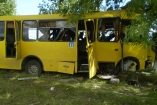 Под Уманью автобус разбился из-за сердечнего приступа у водителя