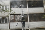 В Киеве на Харьковском шоссе сгорела квартира