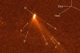 Астрономы обнаружили комету с шестью хвостами