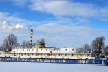 В Киеве неуправляемый корабль сел на мель