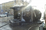 На центральной площади Черновцов сгорел кинотеатр 7D