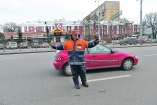 Самый позитивный парковщик Киева работает на Печерске