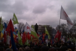 Оппозиция собрала на митинг стариков и студентов за 45 грн.