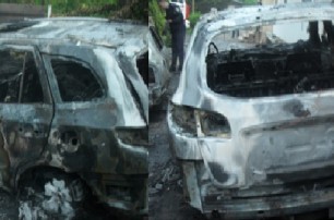 В Ужгороде сожгли автомобиль потомственного судьи