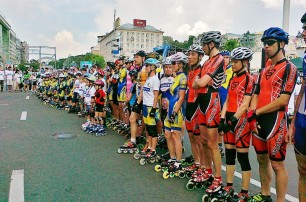 Киевлян приглашают на роллер-марафон