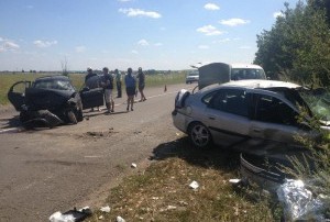 На Львовщине Opel столкнулся с Daewoo: 5 человек госпитализированы