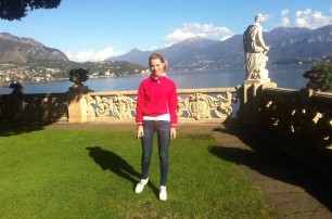 Ольга Фреймут в восторге от поездки на озеро Комо в Италию
