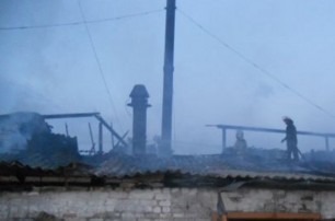В Запорожской области молния подожгла психбольницу