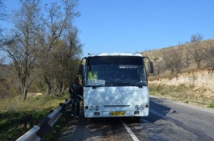 В Крыму загорелся рейсовый автобус с 20 пассажирами
