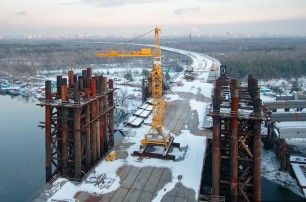 Строительству Подольского моста в Киеве — десять лет