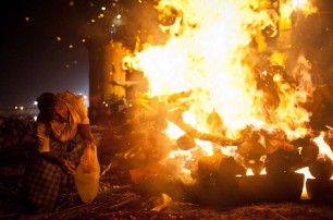 В Одессе устроили погребальное сожжение