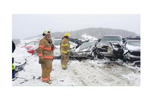 В Канаде столкнулись 47 авто