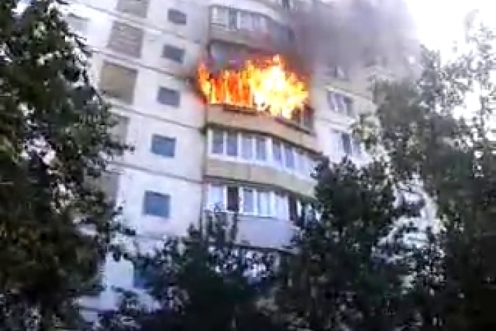 В Киеве спасатели из-за пробок опоздали на пожар