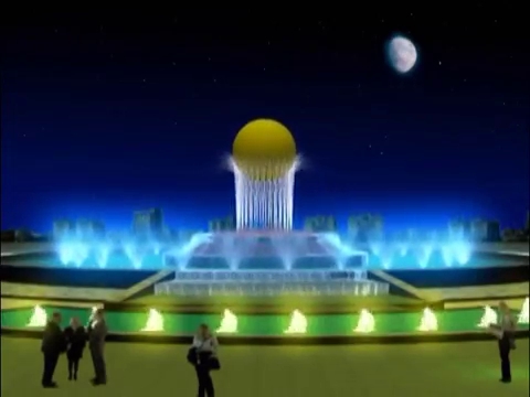 Вода в запорожском фонтане будет поднимать шар весом в 35 тонн