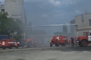 В центре Одессы горел завод