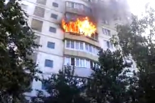 В Киеве спасатели из-за пробок опоздали на пожар