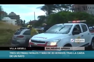Удар молнии на аргентинском курорте: трое погибли, 22 пострадали