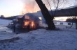 В Киеве сгорел лодка-дом на Днепре