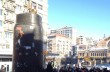 В Киеве на постаменте Ленина установили «золотой» унитаз