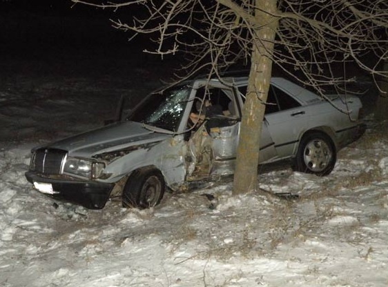 В Николаевской области насмерть разбился водитель «Мерседеса»
