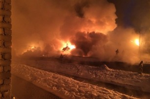 В России загорелись 12 вагонов с газовым конденсатом