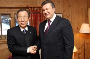 Янукович в Сочи встретился с генсеком ООН