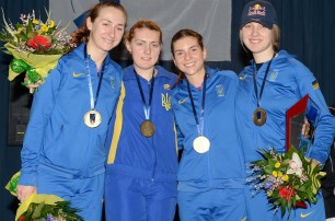 Украинские саблистки – лучшие на этапе кубка мира в Дакаре