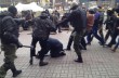 На Крещатике охрана Евромайдана избила трех милиционеров