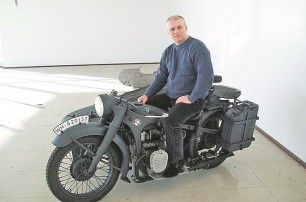 Коллекционер-энтузиаст возродил легендарный мотоцикл Вермахта