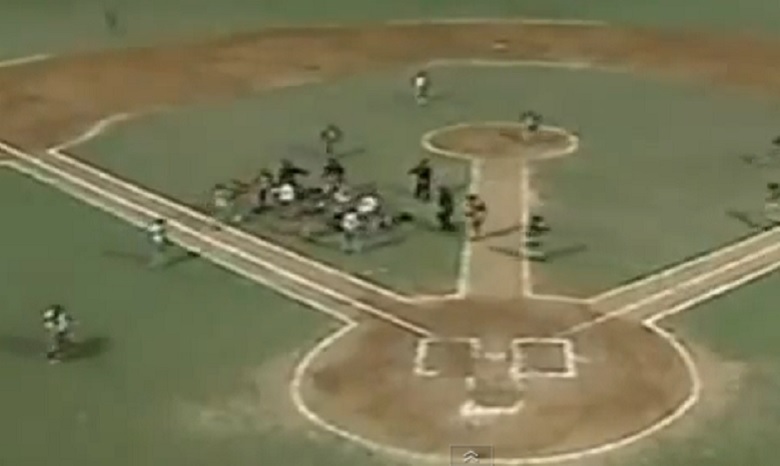На Кубе бейсбольный матч завершился дракой с битами