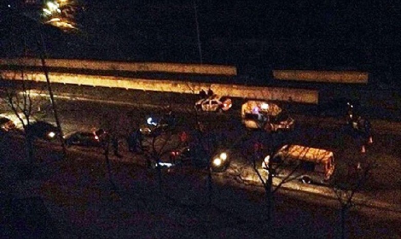 В ночь беспорядков в Киеве расстреляли наряд ГАИ