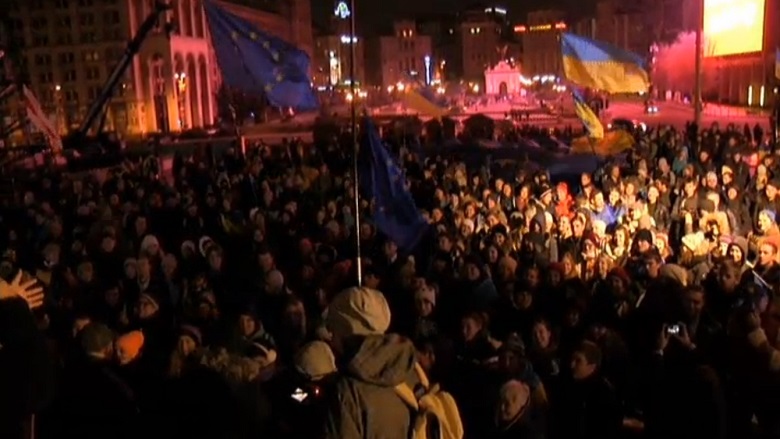 Ночью на Майдане было спокойно