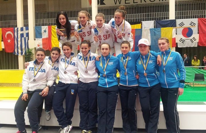 Украинские фехтовальщицы завоевали «бронзу» на Кубке мира в Бельгии