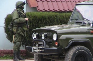 Российские солдаты захватили отдел пограничной службы «Щелкино» в Крыму