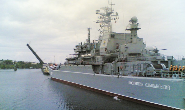 Моряки с "Константина Ольшанского" готовятся отражать штурм