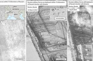 США показали спутниковые снимки войск РФ на границе с Украиной