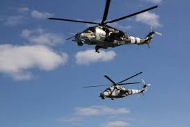 В Славянске боевики обстреляли два боевых вертолета Нацгвардии
