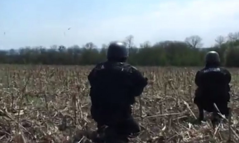 Опубликовано видео с раненным в ходе АТО в Славянске правоохранителем