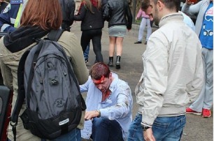 В Одессе во время марша пророссийских активистов произошла драка